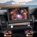 Autoradio 1 DIN con schermo con Carplay ＆ Android Auto, 7 Pollici Touchscreen Stereo Auto, Mirror Link, FM/AUX/EQ, Microfono, Telecamera di backup