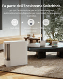 SwitchBot Bluetooth Stazione Meteorologica con IP65 Sensore Esterno, Display con Data e Ora, Esportazione Gratuita di Dati, Temperatura e Umidità, Sensore di Rugiada/VPD/Umidità Assoluta SwitchBot