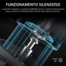 CORSAIR NAUTILUS 360 RS ARGB Raffreddatore CPU a Liquido – 360mm AIO – Connessione Diretta alla Scheda Madre – Intel LGA 1851/1700, AMD AM5/AM4 – 3x RS120 ARGB Ventilatori Inclusi – Bianco