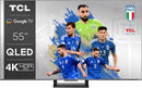 TCL Qled smart tv  55C739 Smart TV 55″ com 4K HDR Pro, Google TV com som Onkyo, 144 Hz TCL