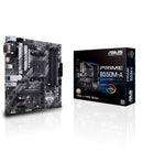 ASUS PRIME B550M-A/CSM Scheda Madre microATX, AMD B550, Socket AM4, DDR4, PCIe 4.0, LAN Realtek 1Gb, 2xM.2, 4xSATA 6GB/s, 7.1 Surround, Supporto Aura Sync RGB, ASUS Control Center Express, Nero