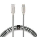 Aiino Cavo Helmet MFI USB-Ca Lightning 1m Silver-0