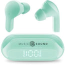 Cellularline MS Auricolari Slide 3EQ Modes LCD TWS BT Verde-0