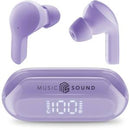 Cellularline MS Auricolari Slide 3EQ Modes LCD TWS BT Viola-0