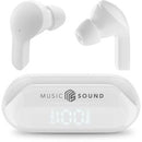 Cellularline MS Auricolari Slide 3EQ Modes LCD TWS BT Bianco-0