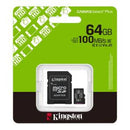 Kingston Micro SD 64GB Cl10Canvas S.Plus SDCS3/64GB +Ad.SD-0