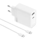 Realme Caricabatterie Supervooc Dual USB-A/C con Cavo Type-C 80W Wh-0