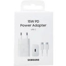 Samsung Caricatore 15W EP-T1510X PD USB-C +Cavo 1m USB-C White-0