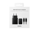 Samsung Caricatore 45W EP-T4511 FC2 USB-C +Cavo1m USB-C Black-0