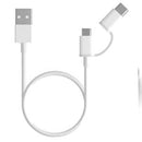 Xiaomi Cavo Mi 2 in 1 da USB a microUSB/Type-C 1m White-0