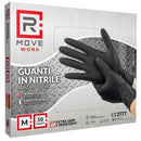 RMove Guanti Nitrile Nero Lavoro SP FG 8.0g 1Cnf/50pz Tg M