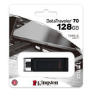 Kingston Pendrive USB-C 3.2 128GB DT70/128GB Black