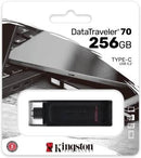 Kingston Pendrive USB-C 3.2256GB DT70/256GB Black