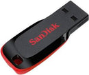 SanDisk Pendrive Cruzer Blade 64GB USB-A 2.0 Nero/Rosso