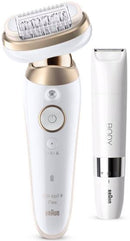 Braun Epilatore Elettrico Silk-�pil 9 Flex SES9011 Bianco/Oro