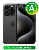 Apple iPhone 15 Pro 256GB 6.1" Black Tit. Ricondizionato Grado-A