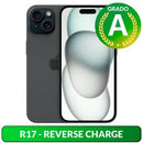 Apple iPhone 15 128GB 6.1" Black Ricondizionato Grado-A