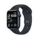 Apple Watch SE GPS 44mm Cassa in Alluminio color Mezzanotte con Cinturino Sport Band Mezzanotte Versione 2022 - Regular - bigeshop