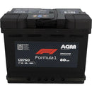 Batteria per Auto FORMULA 1 F110867 12 V 60 Ah 680 A - bigeshop