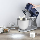 Impastatrice professionale KM126 800 W  5 Litri Base in metallo  blu opaco opaco e argento H.KOENIG H.KOENIG