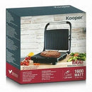 PIASTRA PANINI BISTECCHIERA ELETTRICA 1600W KOOPER POLDO GRILL ANTIADERENTE