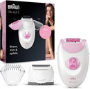 Braun epilatore  Silk-epil 3 3270 rosa bianco Braun