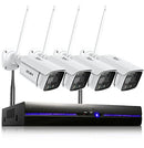 Sistema di telecamere CCTV WIFI 3MP con proiettore, set di telecamere di sicurezza esterne- ezviz