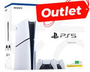 PS5 Console Confezione Dannegiata 1TB Stand. Slim White 2 DualSense-0