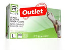 RMove Guanti Cnf.Danneggiata Nitrile Bianco SP 3.5g 1Cnf/100pz Tg L-0